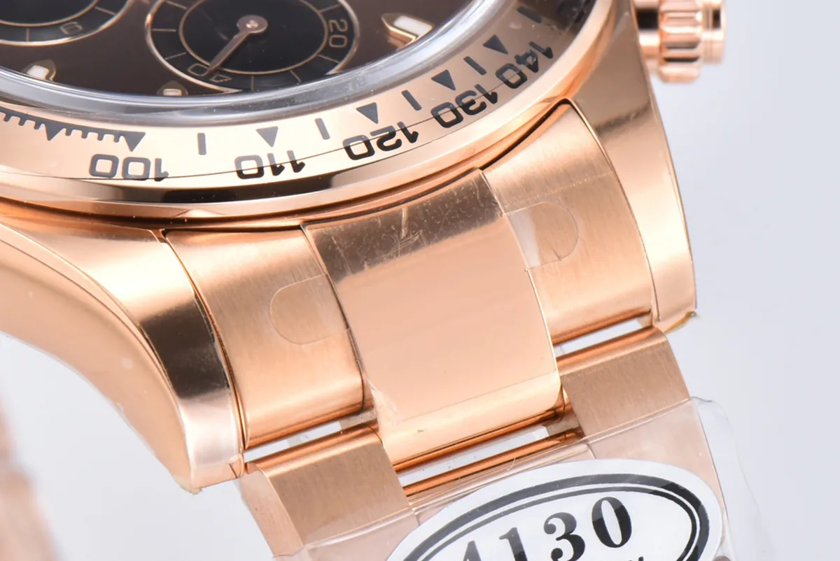 Daytona 116505 esfera chocolate en oro Everose - Imagen 6
