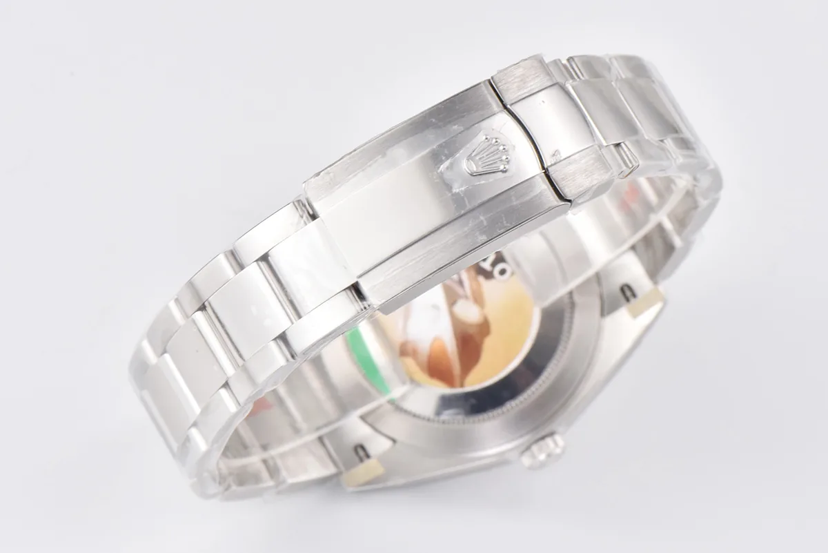 Datejust 41 126334 Clean Factory Bright Black Dial Stick Markers on Oyster Bracelet - Image 7