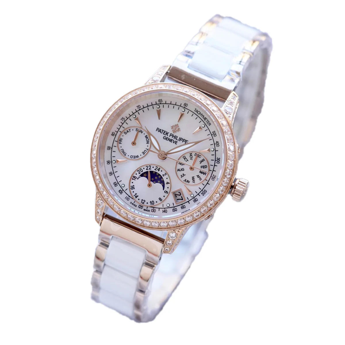 Grand Complications Ladies First calendario perpetuo con lunetta con diamanti in oro rosa - immagine 2