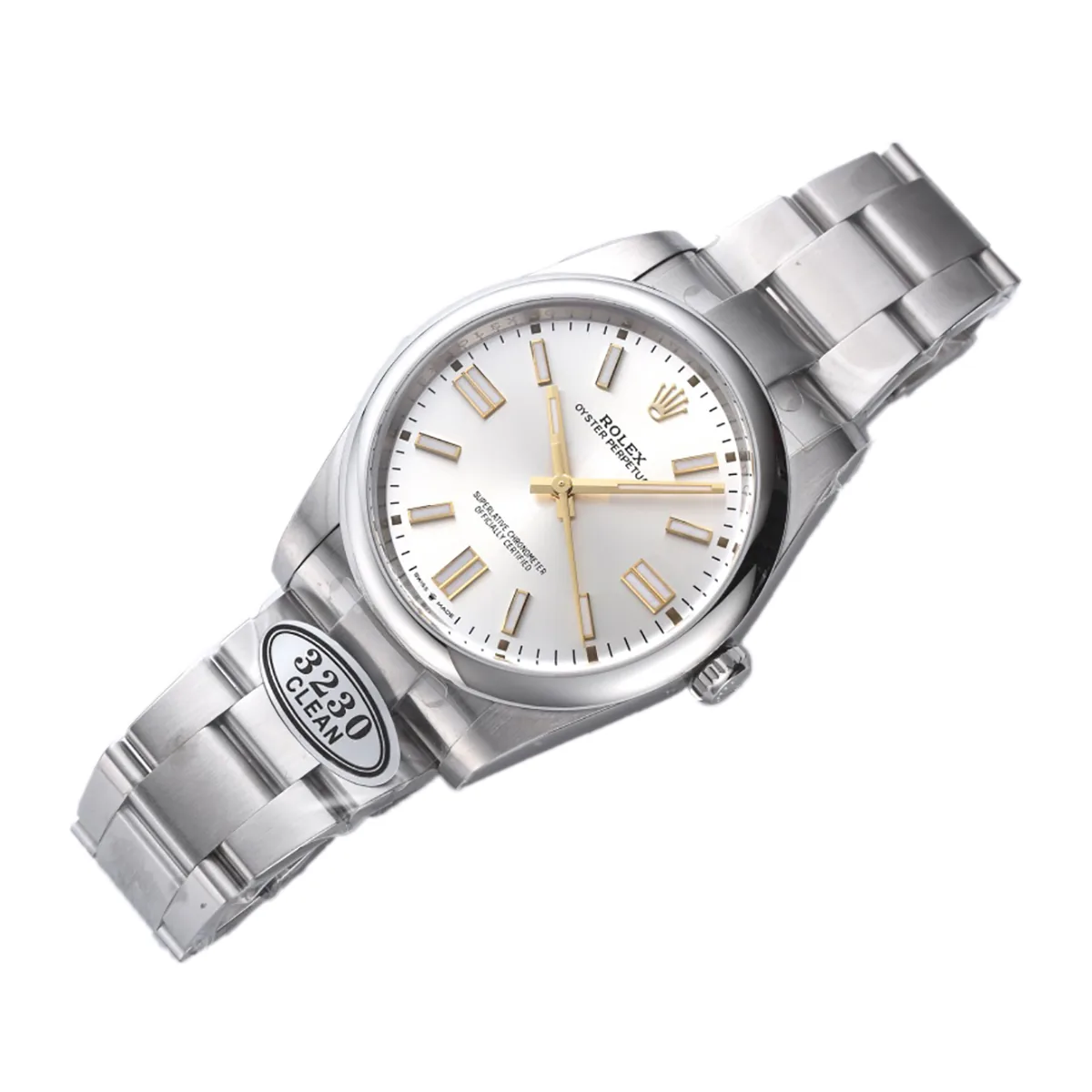 Oyster Perpetual 41mm silbernes Zifferblatt 124300 – Bild 2