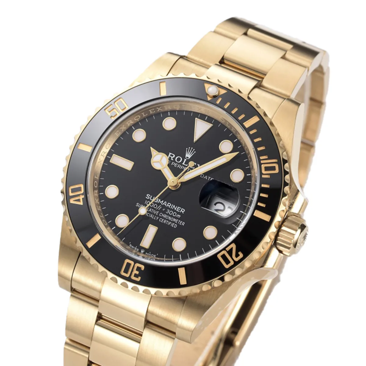 Submariner 41 126618LN céramique noire en or jaune – Image 2