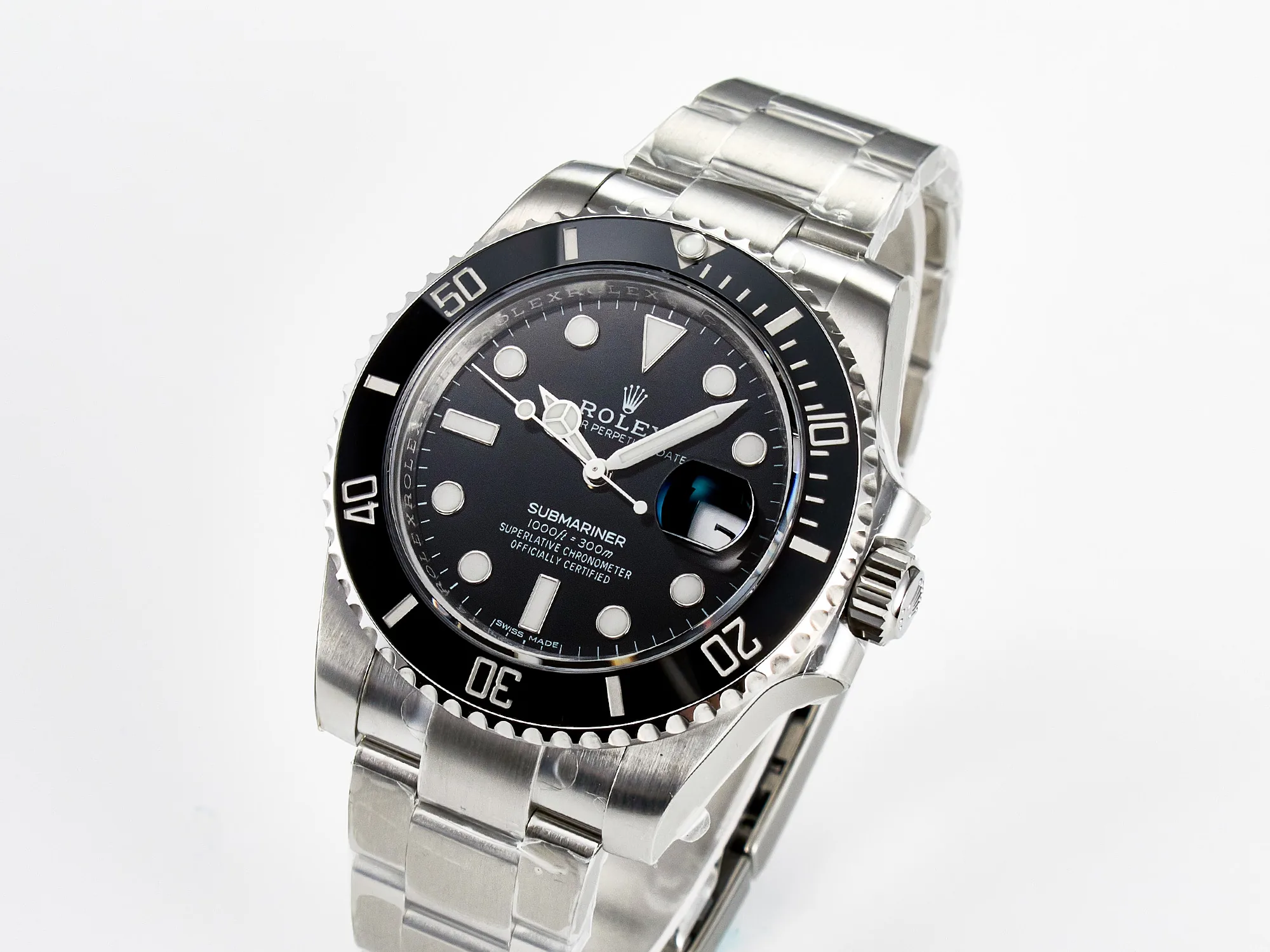 Submariner 116610 LN ceramica nera ZZF 1:1 Best Edition cassa e bracciale SS 904L VS3135 V3 - immagine 2