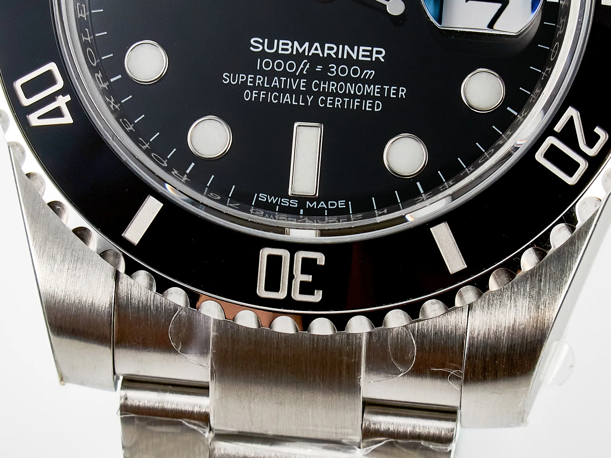 Submariner 116610 LN ceramica nera ZZF 1:1 Best Edition cassa e bracciale SS 904L VS3135 V3 - immagine 12