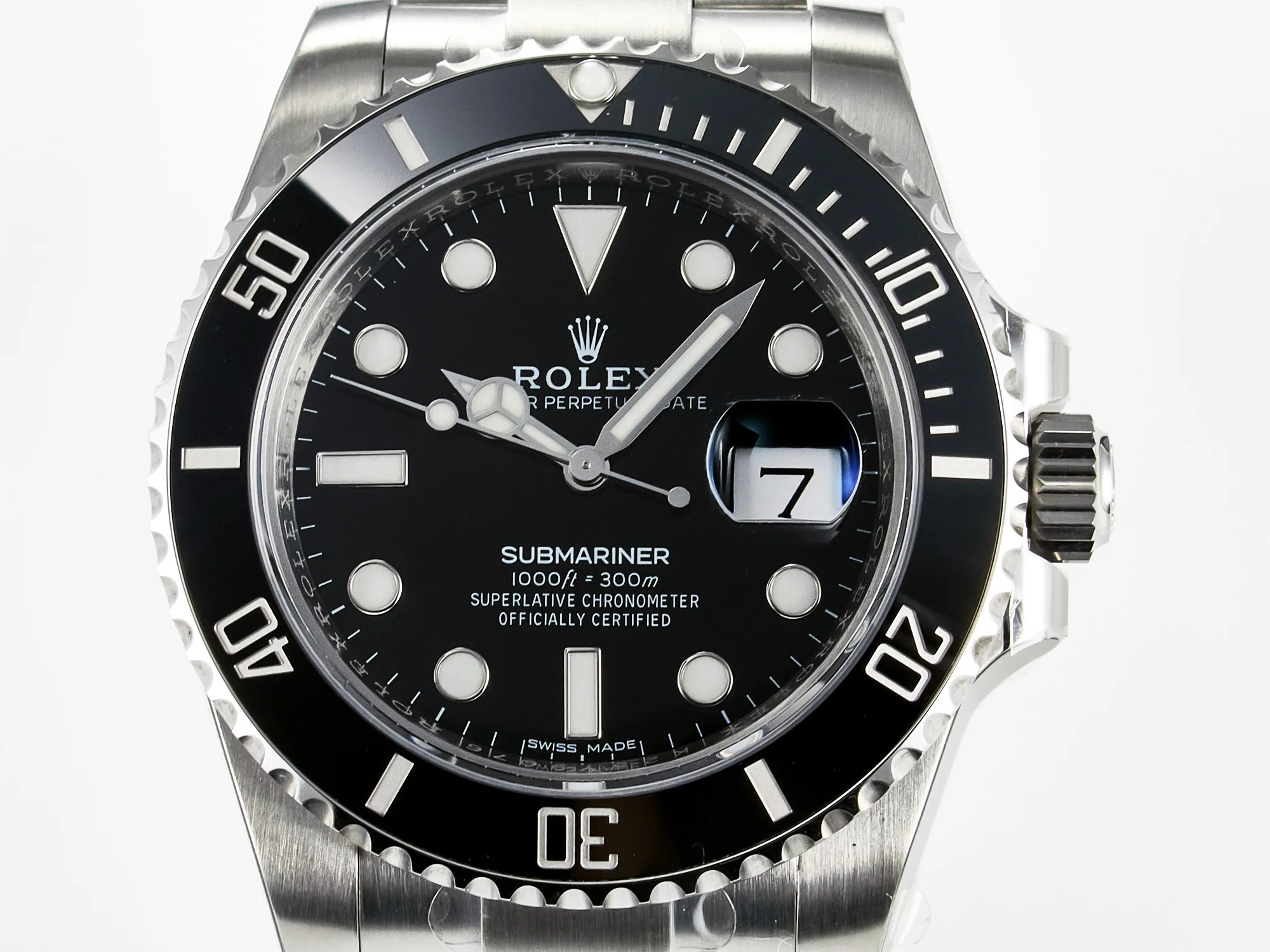 Submariner 116610 LN ceramica nera ZZF 1:1 Best Edition cassa e bracciale SS 904L VS3135 V3 - immagine 3