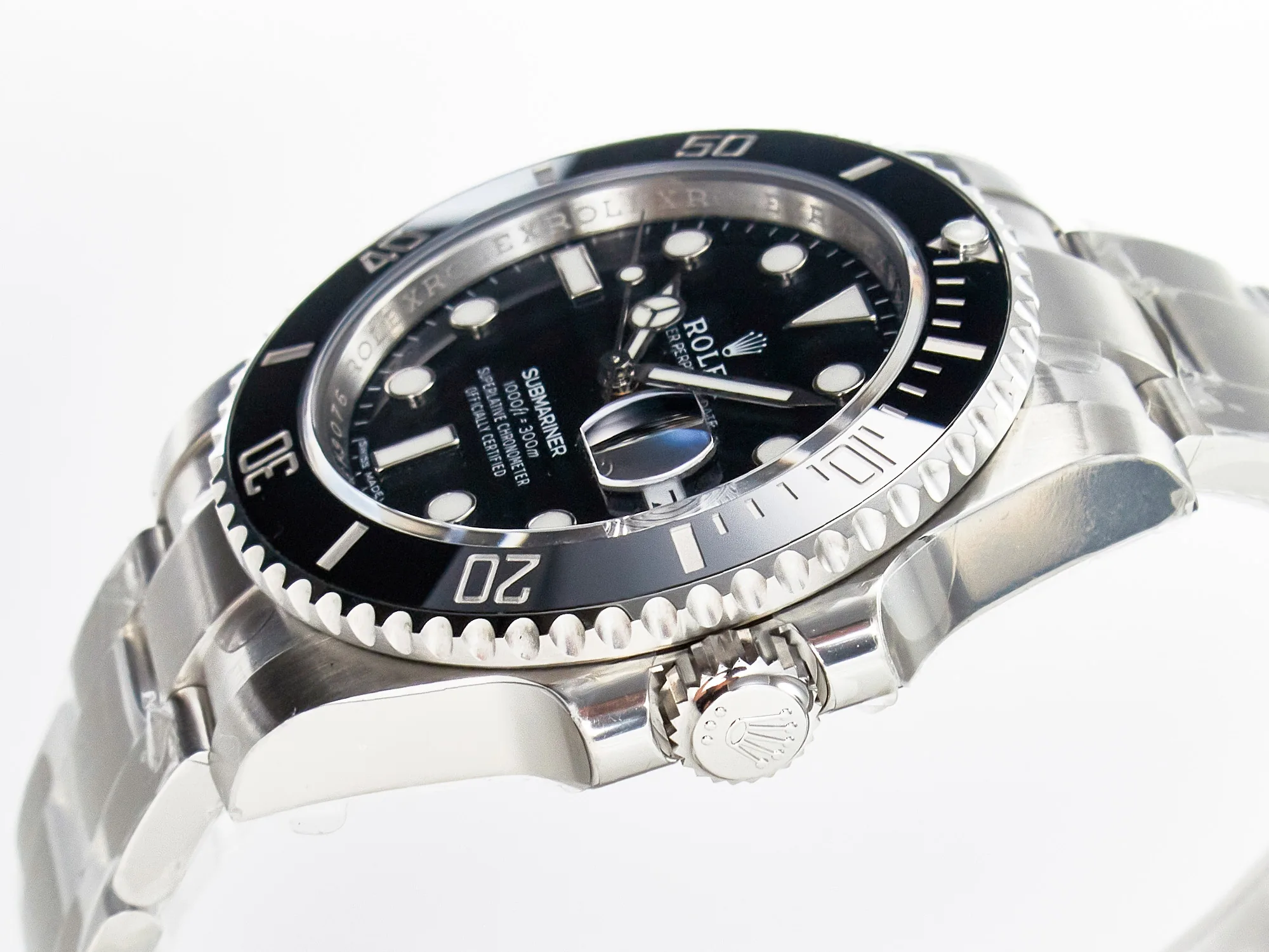 Submariner 116610 LN ceramica nera ZZF 1:1 Best Edition cassa e bracciale SS 904L VS3135 V3 - immagine 5