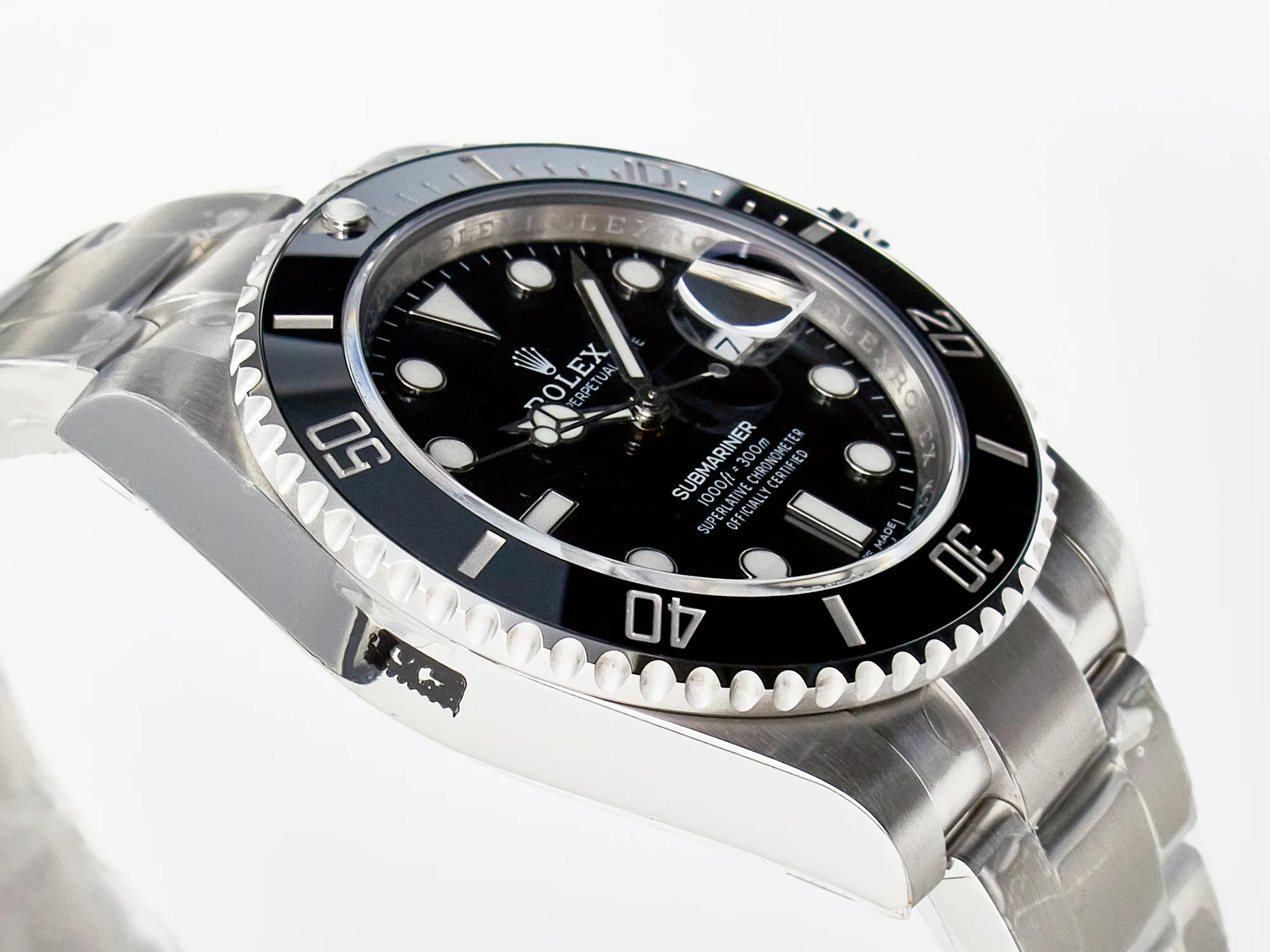 Submariner 116610 LN ceramica nera ZZF 1:1 Best Edition cassa e bracciale SS 904L VS3135 V3 - immagine 6