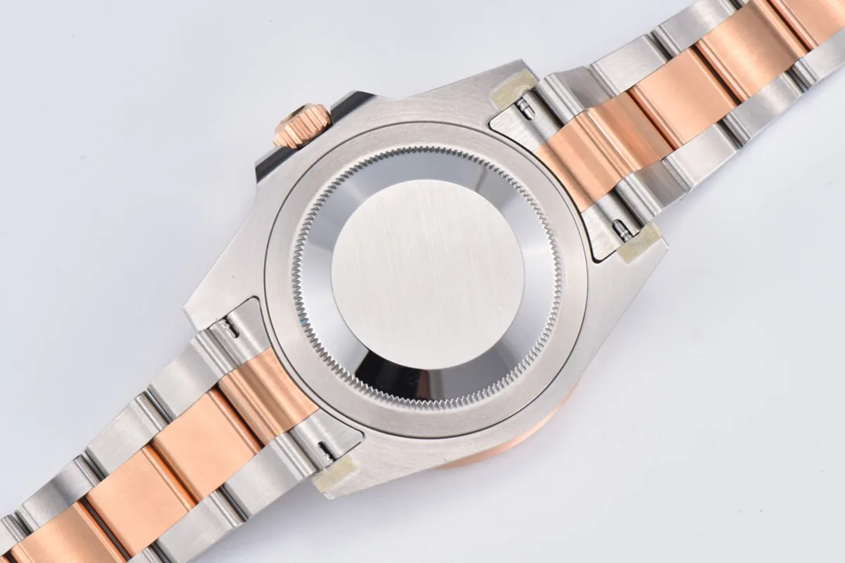 GMT Master II 126715 CHNR Clean Factory „Rootbeer“ in Roségold und Stahl – Bild 14