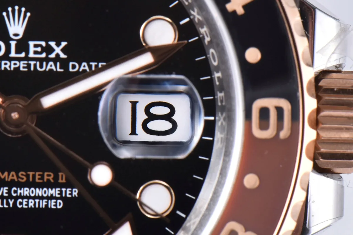 GMT Master II 126715 CHNR Clean Factory „Rootbeer“ in Roségold und Stahl – Bild 10