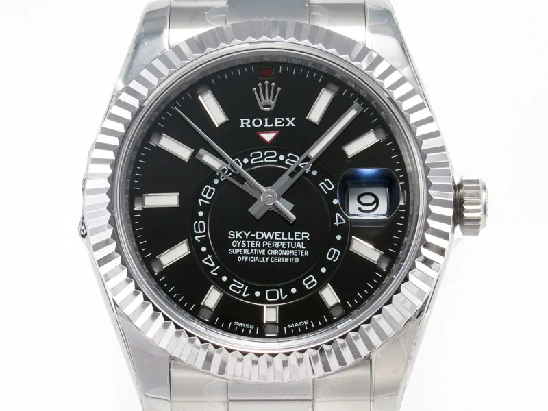 Sky-Dweller 326934 904L SS ZF 1:1 Best Edition schwarzes Zifferblatt am SS-Armband A2824 – Bild 3