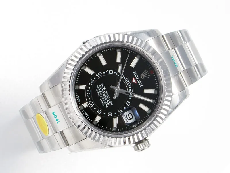 Sky-Dweller 326934 904L SS ZF 1:1 Best Edition schwarzes Zifferblatt am SS-Armband A2824 – Bild 5