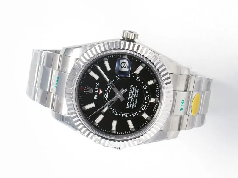 Sky-Dweller 326934 904L SS ZF 1:1 Best Edition schwarzes Zifferblatt am SS-Armband A2824 – Bild 6