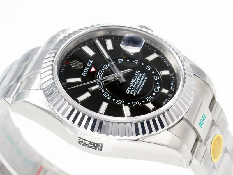 Sky-Dweller 326934 904L SS ZF 1:1 Best Edition schwarzes Zifferblatt am SS-Armband A2824 – Bild 7