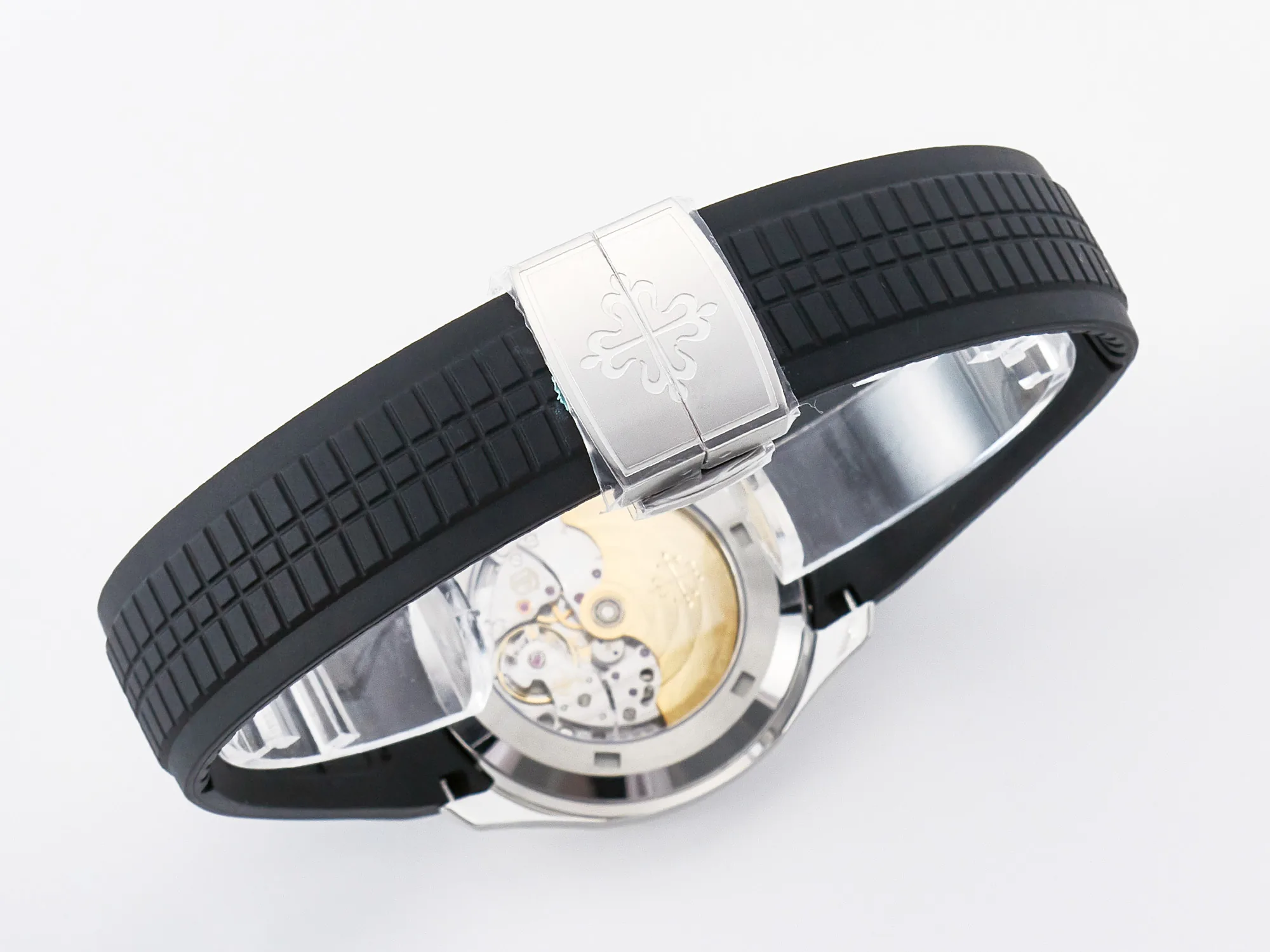Aquanaut 5167 40mm SS 3KF 1:1 Best Edition schwarzes Zifferblatt am schwarzen Kautschukarmband A330 Super Clone V3 – Bild 26