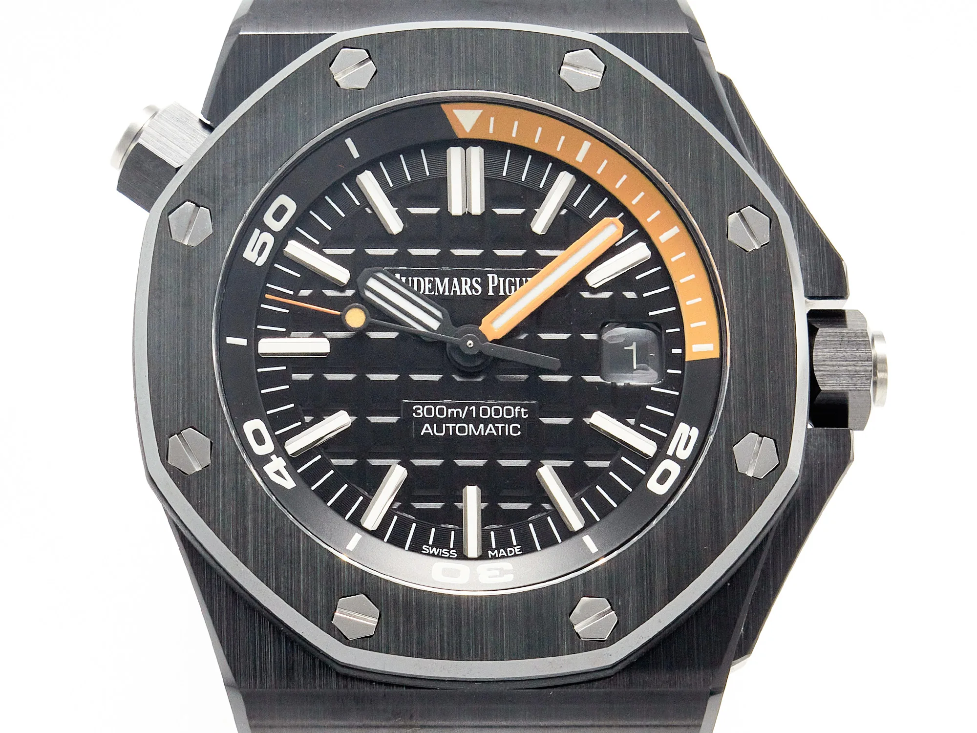 Royal Oak Offshore Diver 15707 ceramica nera ZF 1:1 Best Edition SA3120 Super Clone - immagine 4
