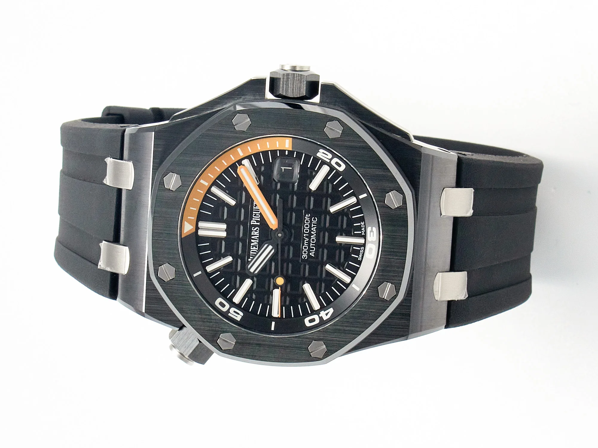 Royal Oak Offshore Diver 15707 ceramica nera ZF 1:1 Best Edition SA3120 Super Clone - immagine 20