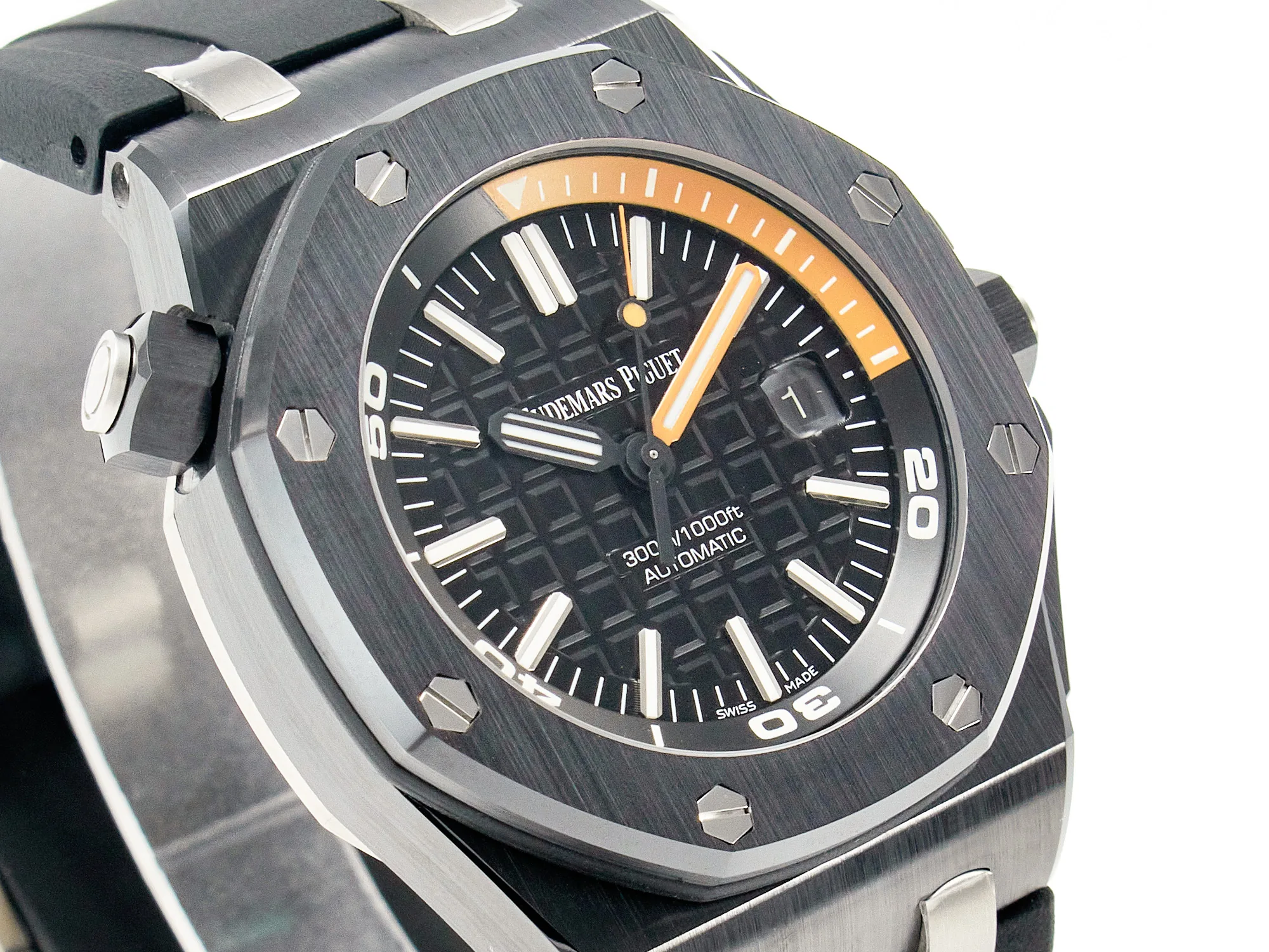 Royal Oak Offshore Diver 15707 ceramica nera ZF 1:1 Best Edition SA3120 Super Clone - immagine 2