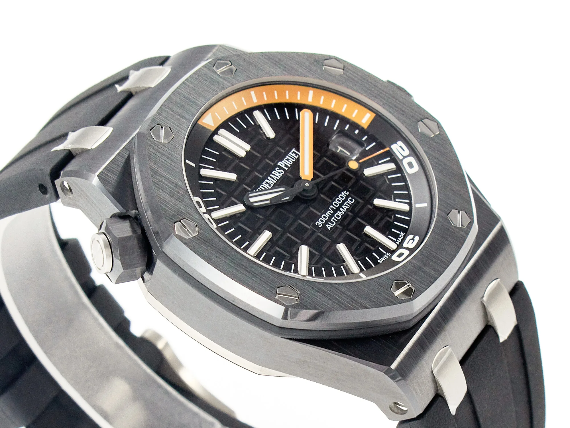 Royal Oak Offshore Diver 15707 ceramica nera ZF 1:1 Best Edition SA3120 Super Clone - immagine 7