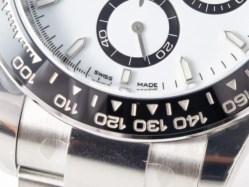 Daytona Panda 116500 Clean Factory 1:1 Best Edition 904L SS Case and Bracelet White Dial SH4131 - Image 13