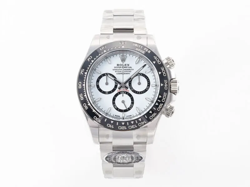 Daytona Panda 116500 Clean Factory 1:1 Best Edition 904L SS Case and Bracelet White Dial SH4131 - Image 2