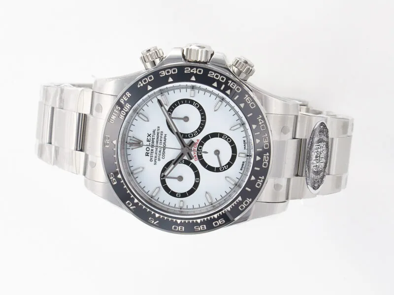 Daytona Panda 116500 Clean Factory 1:1 Best Edition 904L SS Case and Bracelet White Dial SH4131 - Image 5