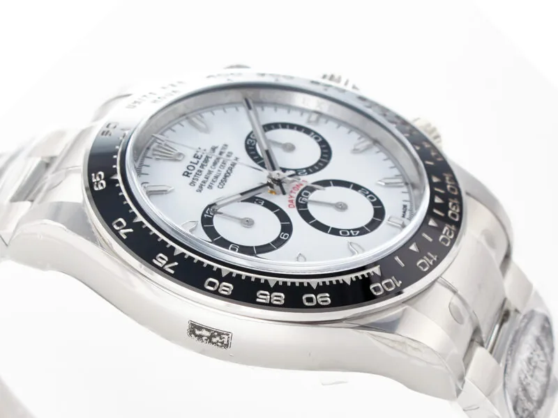 Daytona Panda 116500 Clean Factory 1:1 Best Edition 904L SS Case and Bracelet White Dial SH4131 - Image 9
