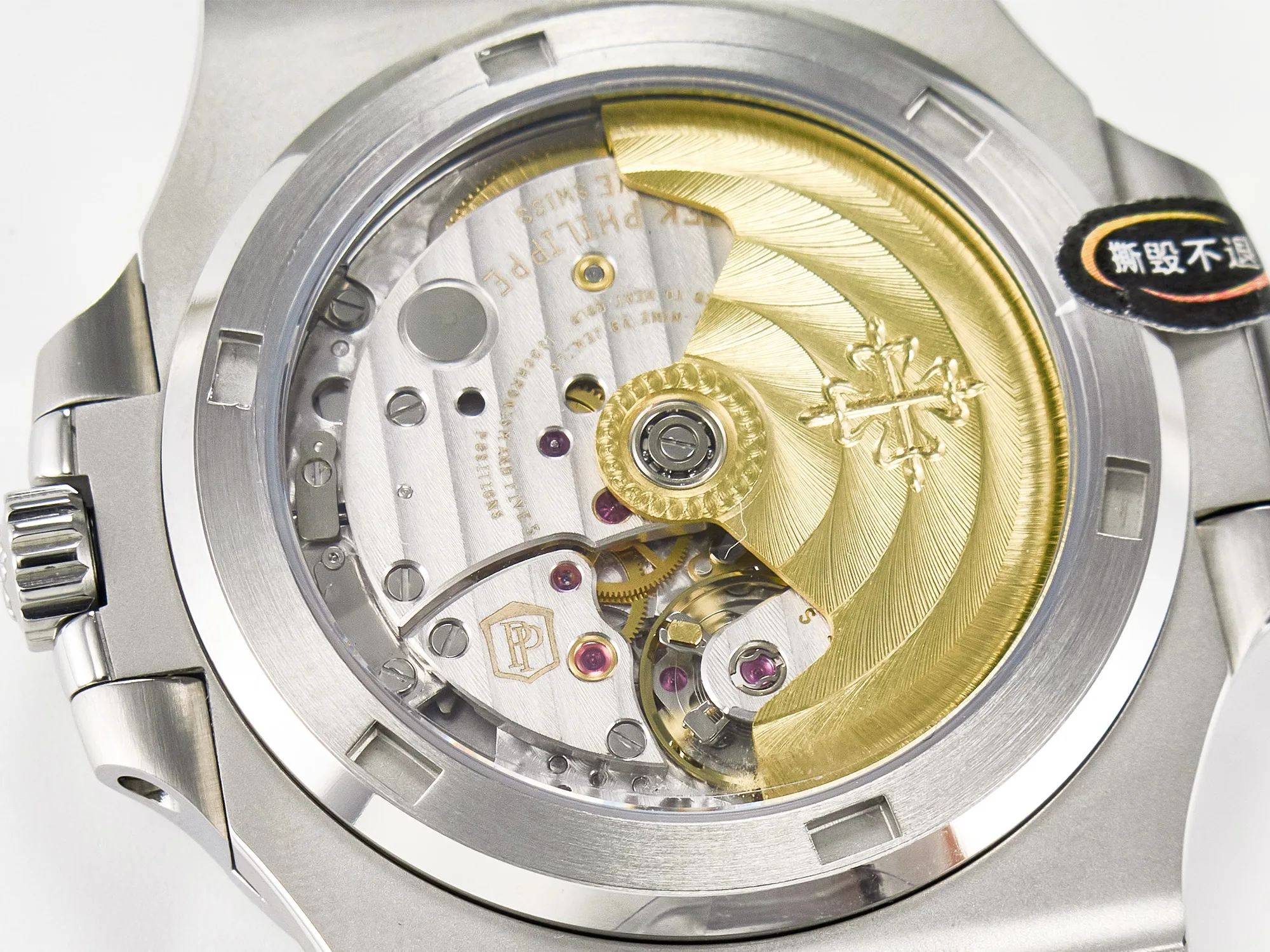 Nautilus 5711 3KF 1:1 Best Edition quadrante bianco su bracciale SS A324 Super Clone V2 - immagine 26