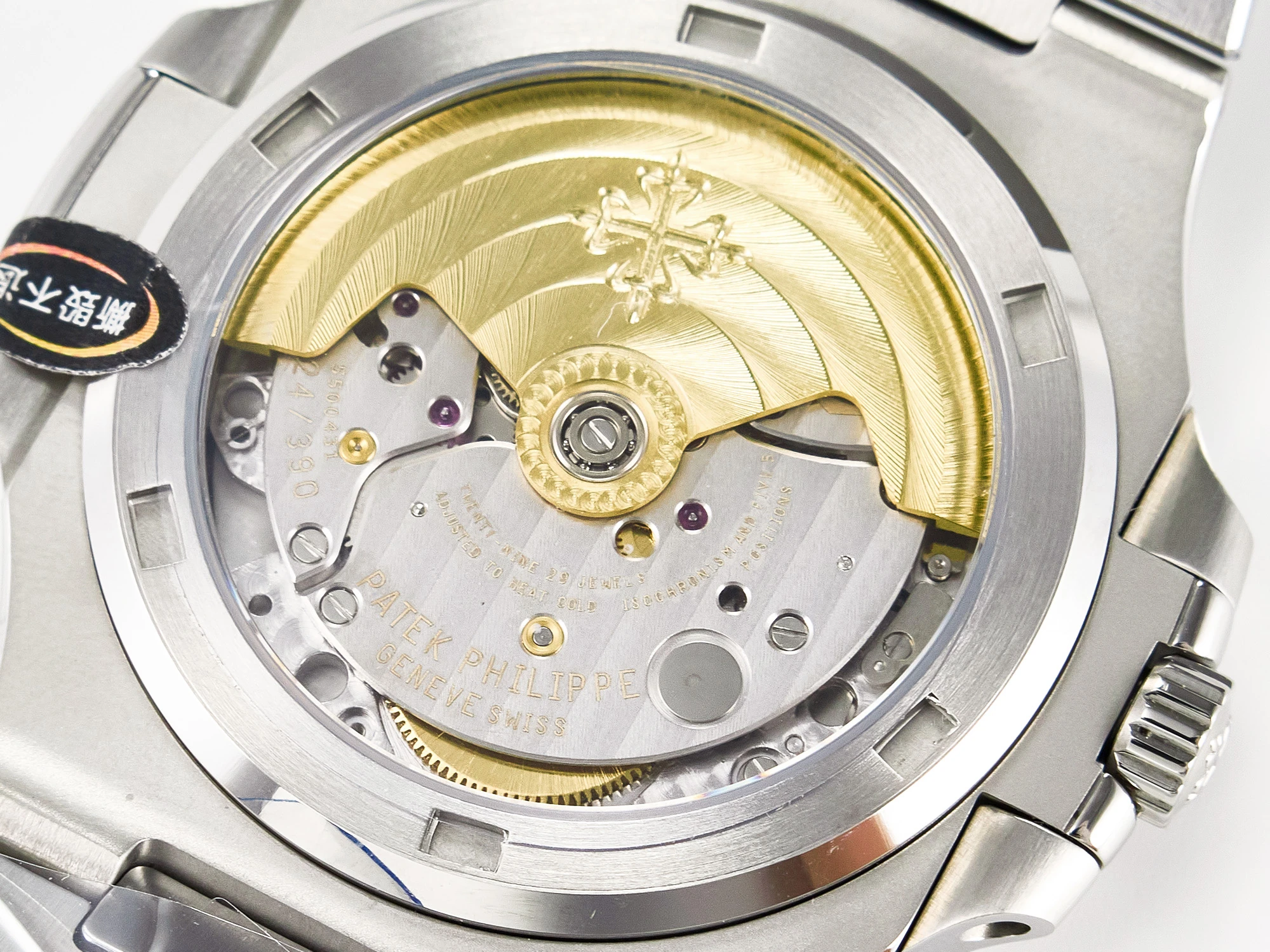 Nautilus 5711 3KF 1:1 Best Edition quadrante bianco su bracciale SS A324 Super Clone V2 - immagine 22