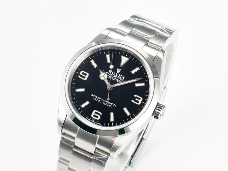 Explorer 36 904L Steel VSF 1:1 Best Edition Black Dial on SS Bracelet SW200 - Image 3