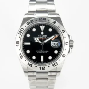Explorer II 42mm 226570 904L SS VSF 1:1 Best Edition Black Dial on Bracelet DD3285 CHS