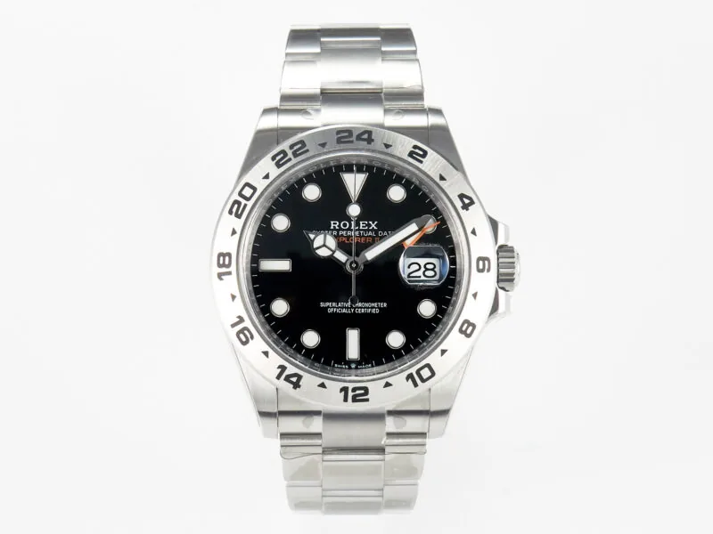 Explorer II 42mm 226570 904L SS VSF 1:1 Best Edition esfera negra con brazalete DD3285 CHS - Imagen 2