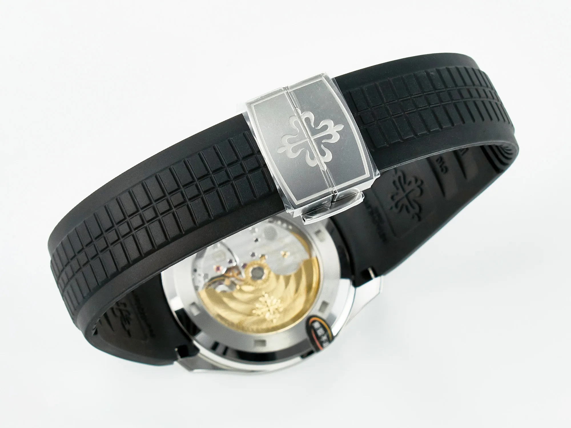 Aquanaut 5167A SS ZF 1:1 Best Edition schwarzes Zifferblatt am schwarzen Kautschukarmband A324 Super Clone(neue Schließe) – Bild 21