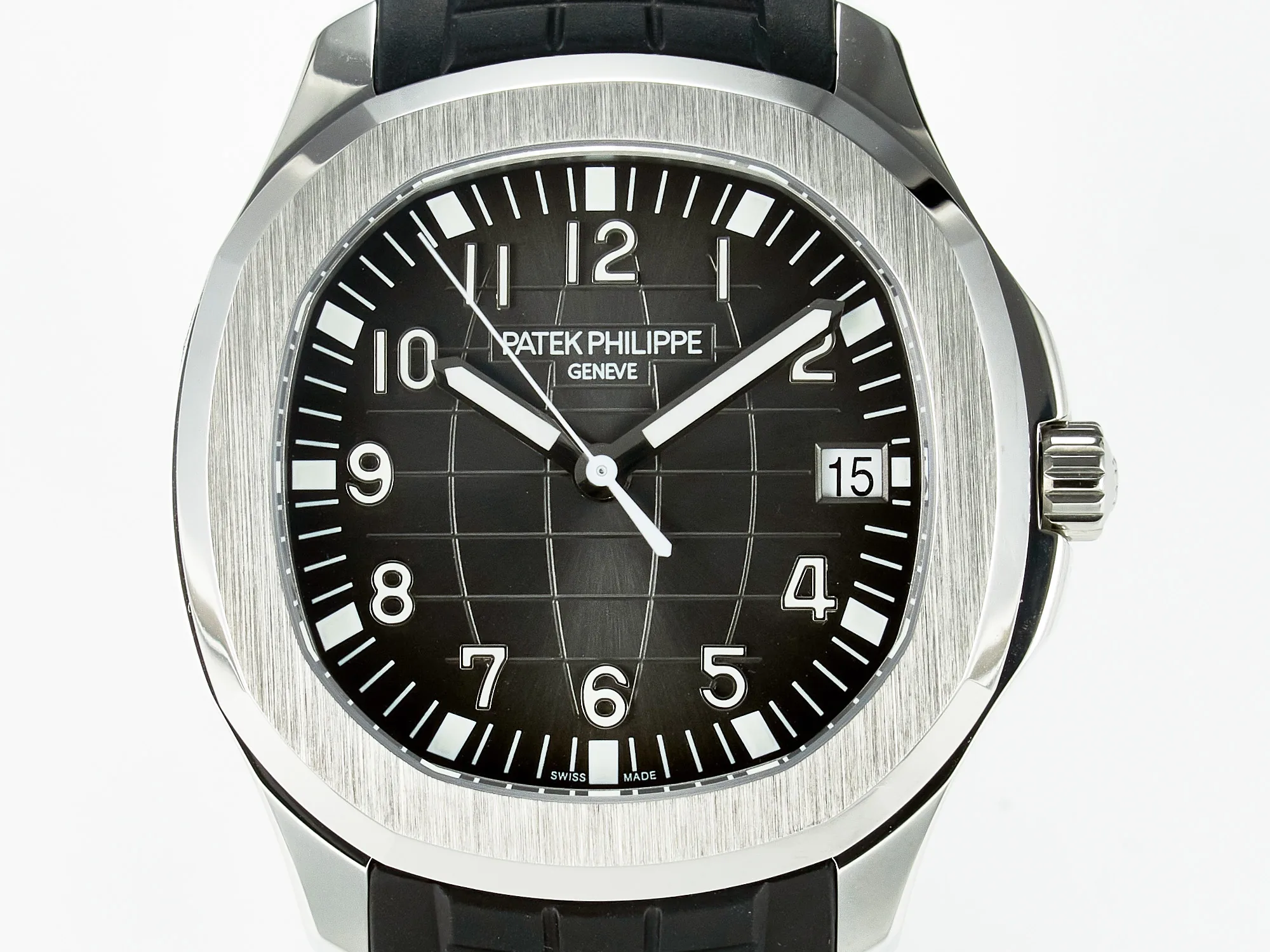 Aquanaut 5167A SS ZF 1:1 Best Edition schwarzes Zifferblatt am schwarzen Kautschukarmband A324 Super Clone(neue Schließe) – Bild 3