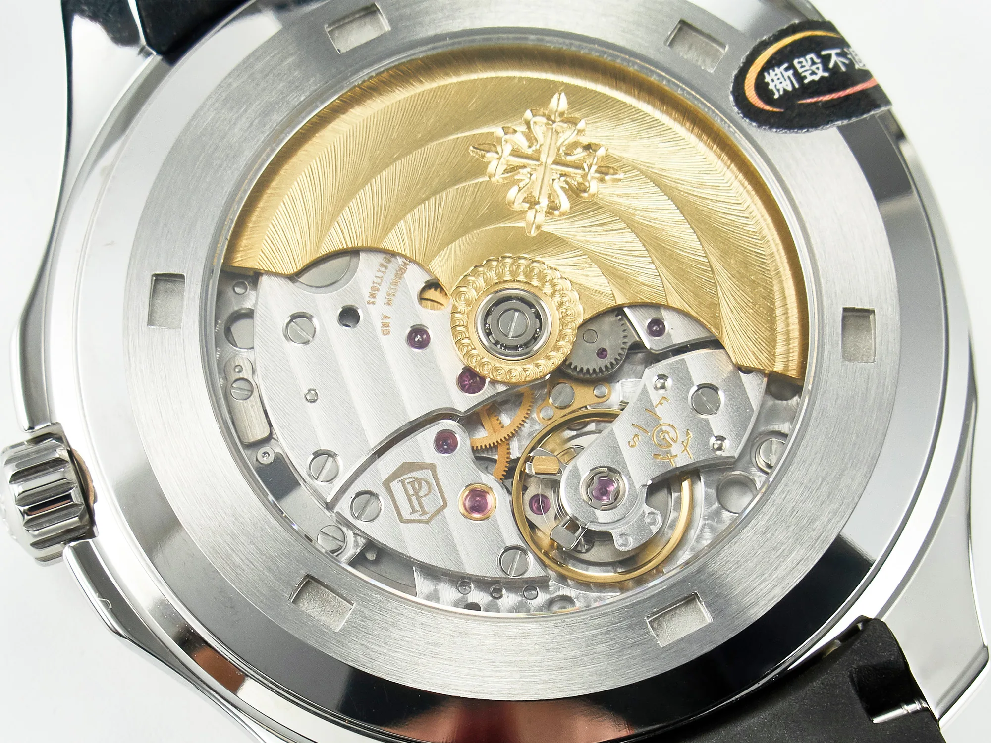 Aquanaut 5167A SS ZF 1:1 Best Edition schwarzes Zifferblatt am schwarzen Kautschukarmband A324 Super Clone(neue Schließe) – Bild 18
