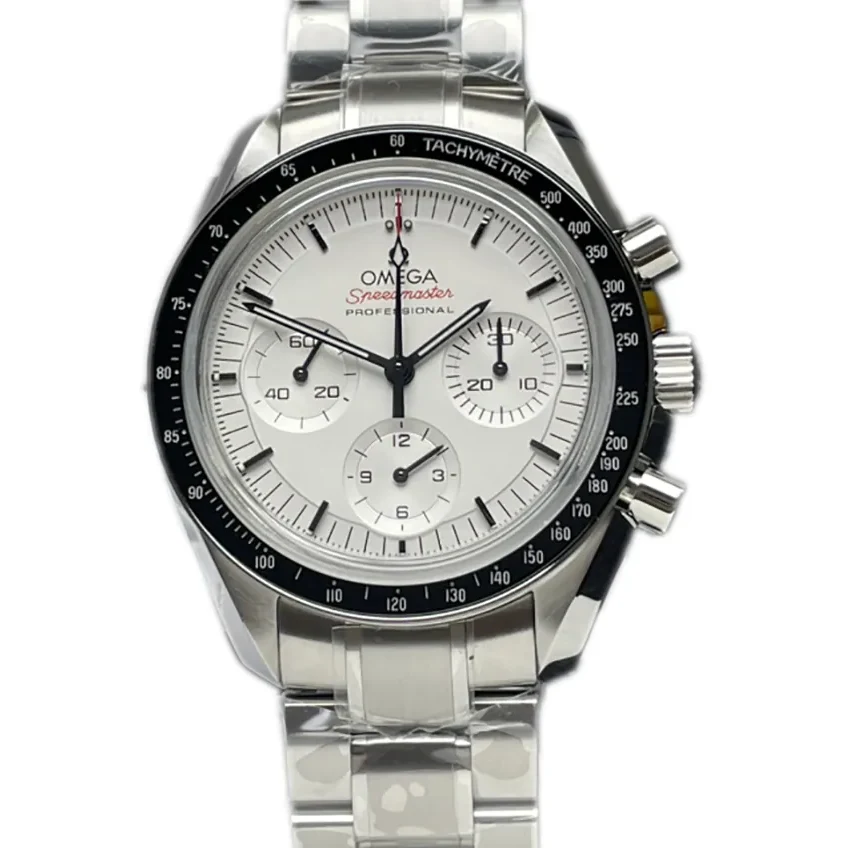 Speedmaster Moonwatch Professional White Dial in Steel ZF