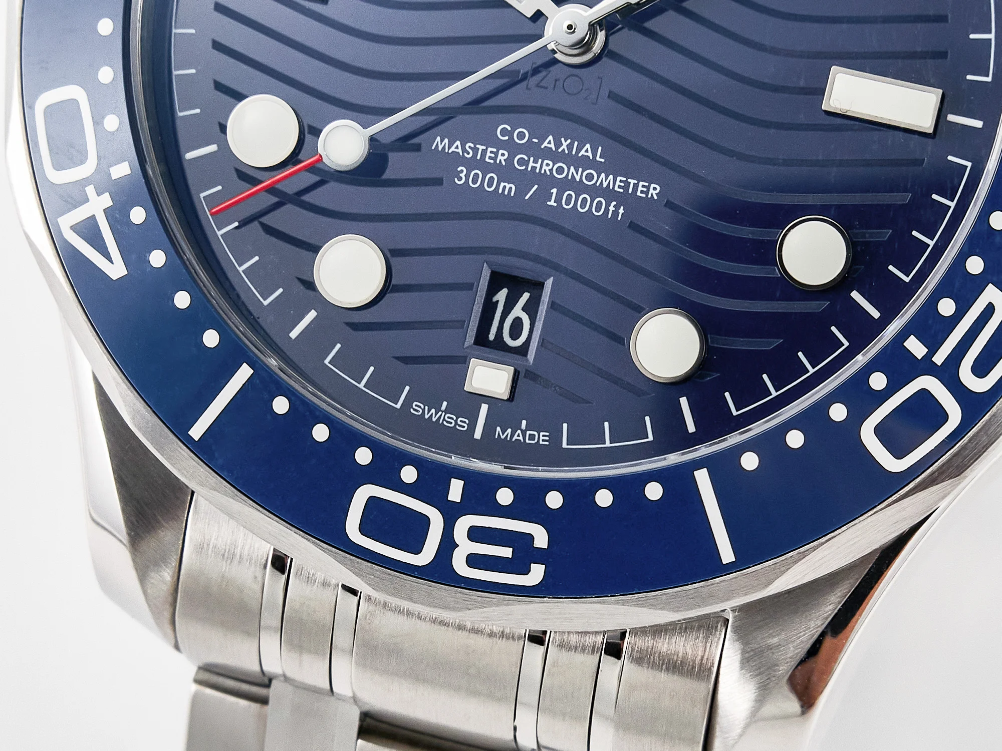 2018 Seamaster Diver 300M VSF 1:1 Best Edition Blue Ceramic Blue Dial on SS Bracelet A8800 V2