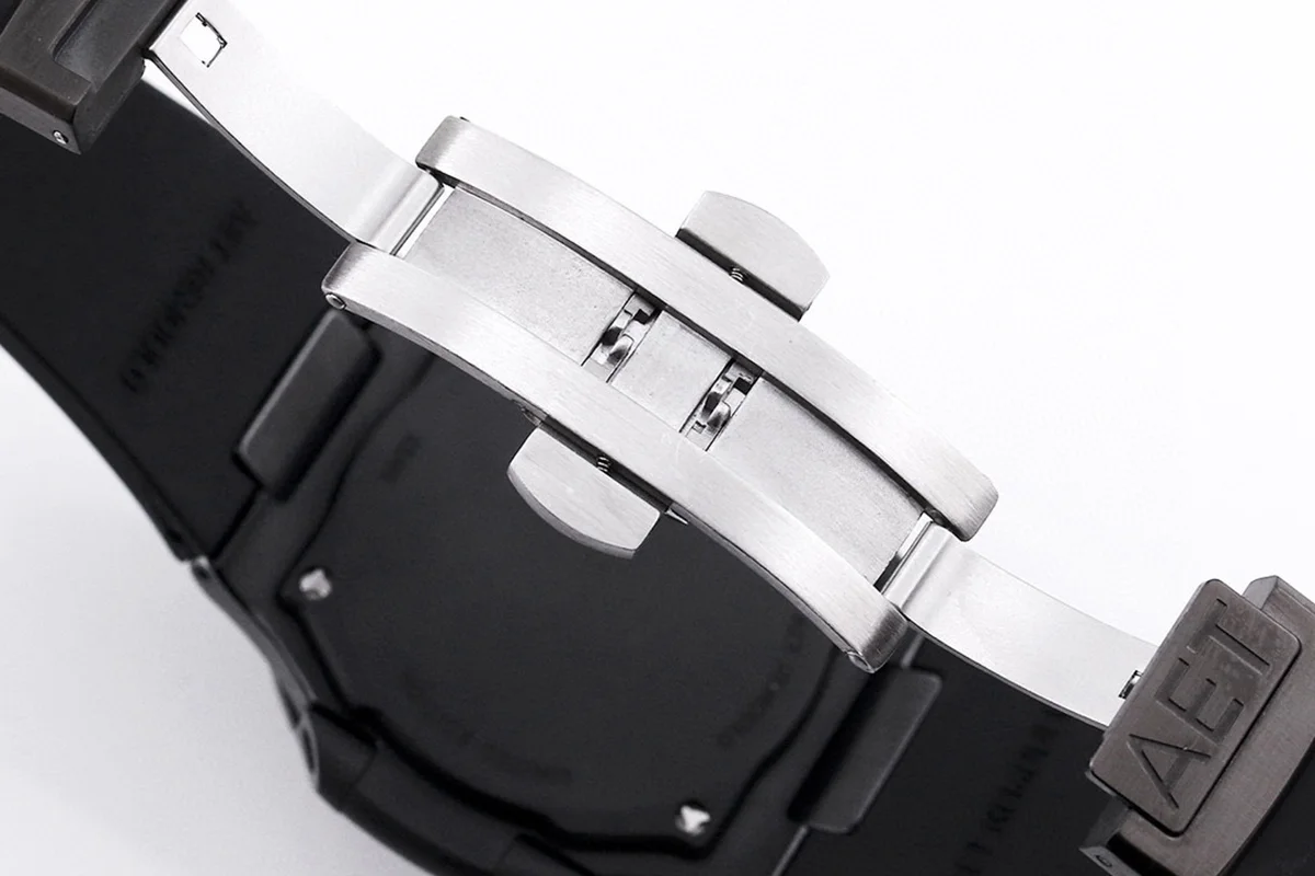 AET Nautilus 5711 White Dial Black Ceramic