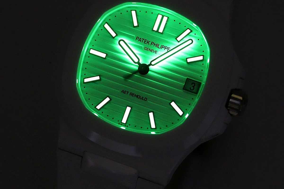 AET Nautilus 5711 White Dial White Ceramic
