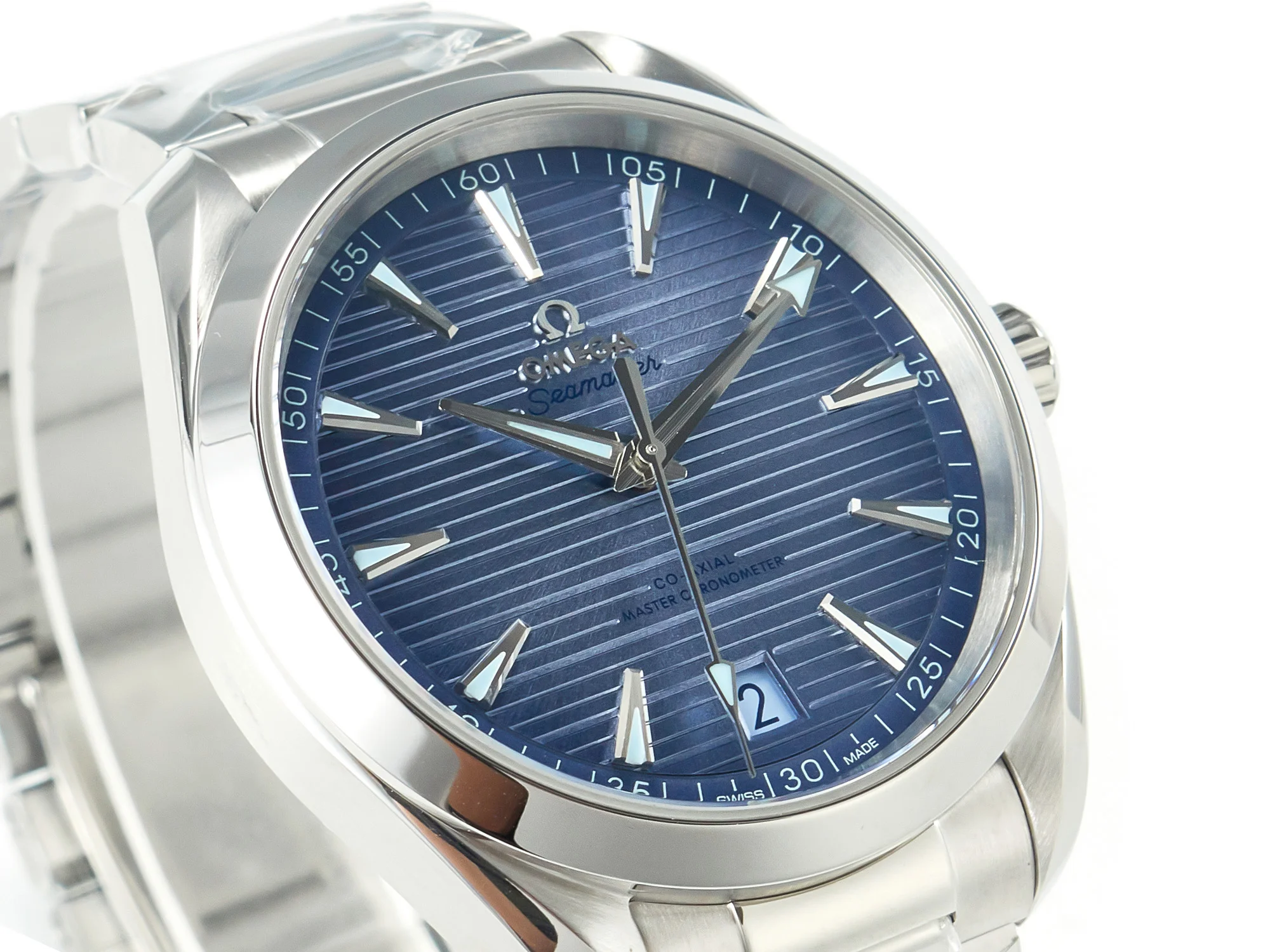 Aqua Terra 150M 41mm VSF 1:1 Best Edition Summer Blue Dial on SS Bracelet A8900 Super Clone