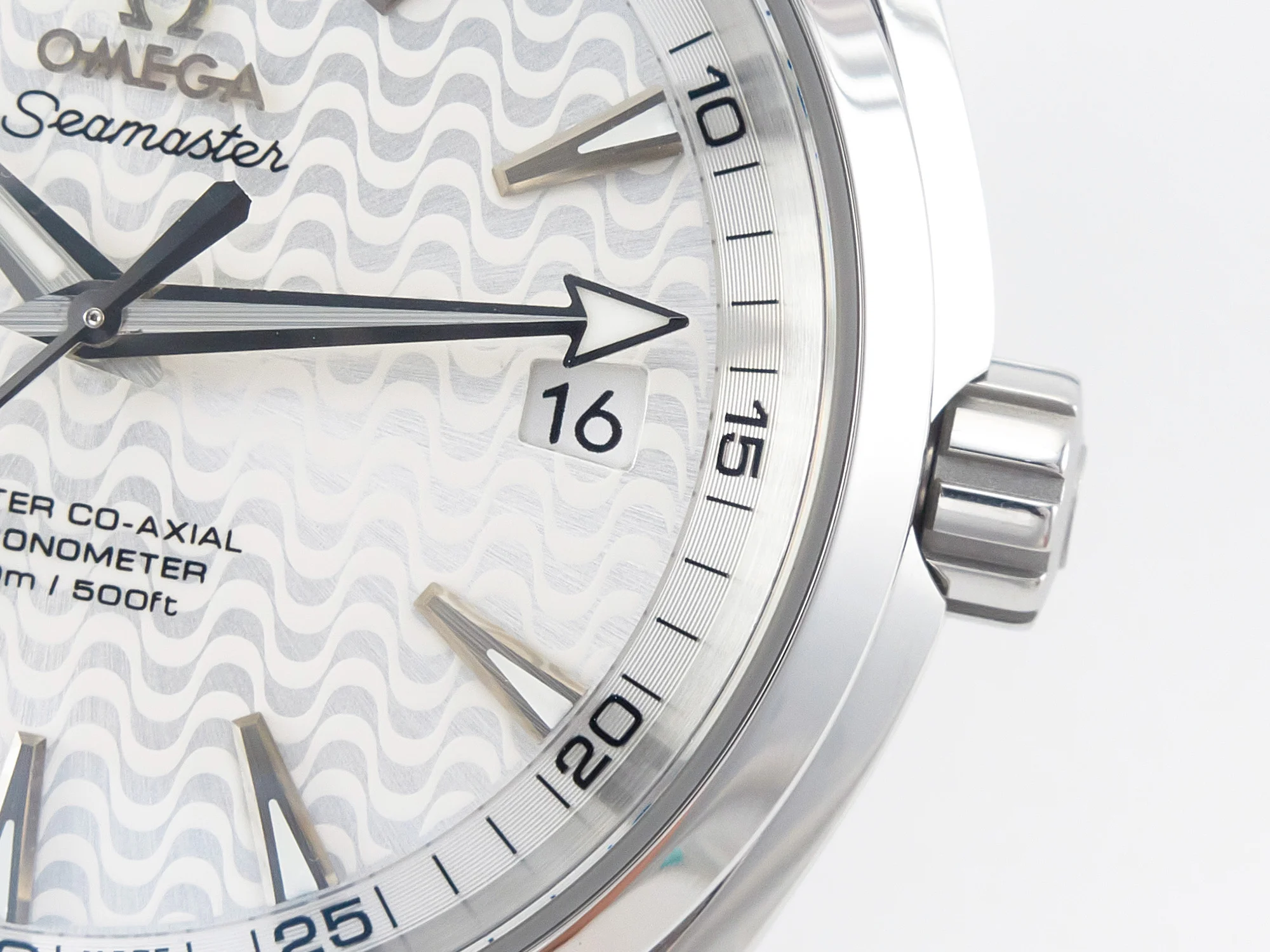 Aqua Terra 150m 41mm VSF 1:1 Best Edition White Textured Dial on SS Bracelet A8500 Super Clone