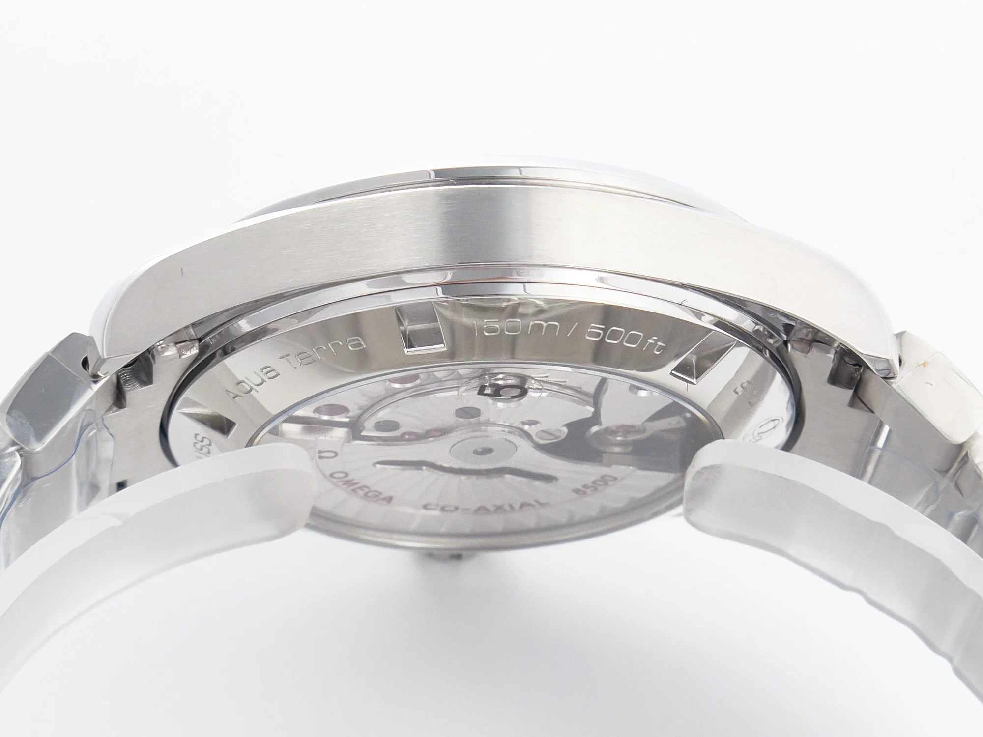 Aqua Terra 150m 41mm VSF 1:1 Best Edition White Textured Dial on SS Bracelet A8500 Super Clone