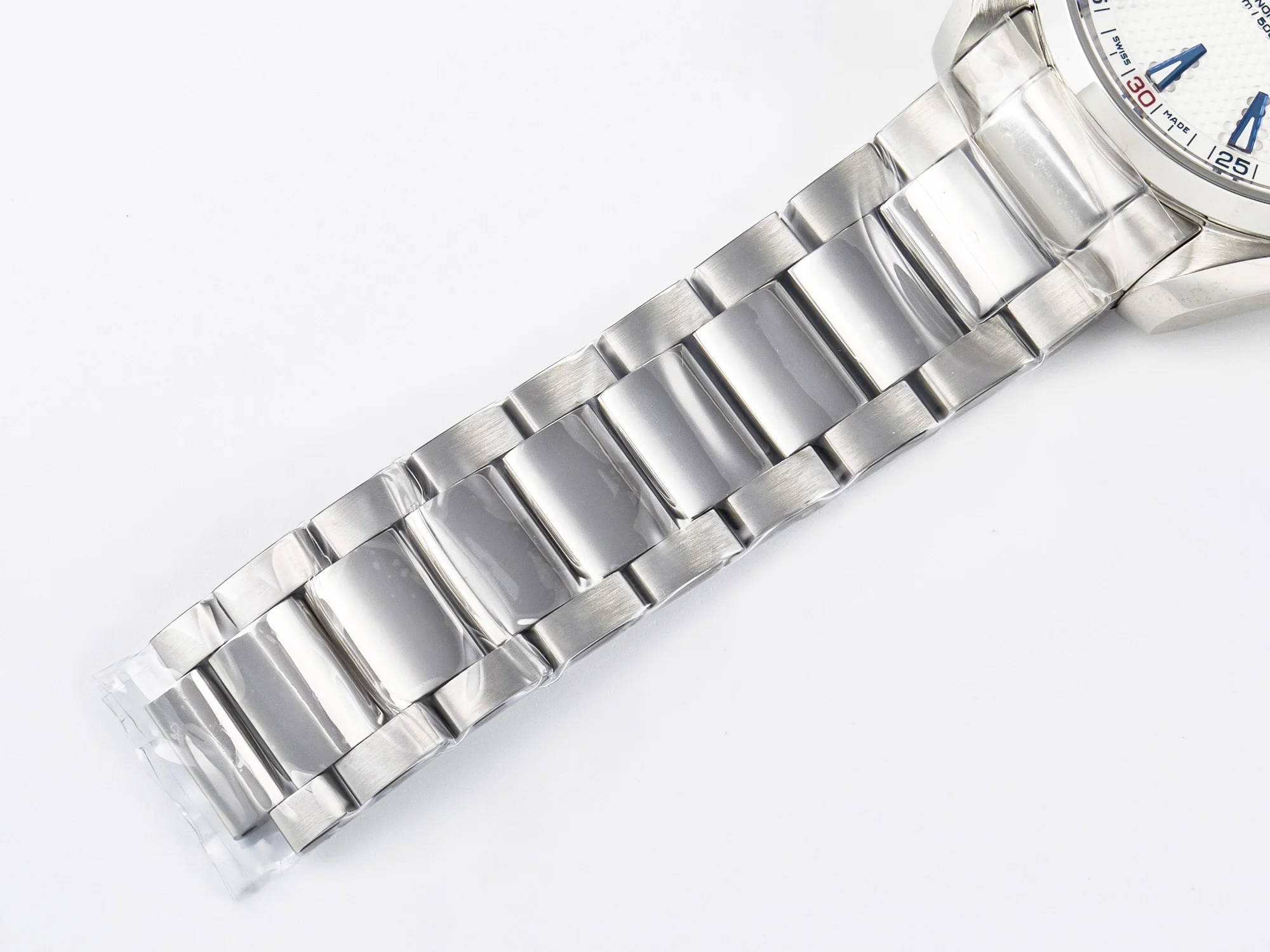 Aqua Terra 150M SS VSF 1:1 Best Edition Silver Polka Dots Dial on SS Bracelet A8500 Super Clone