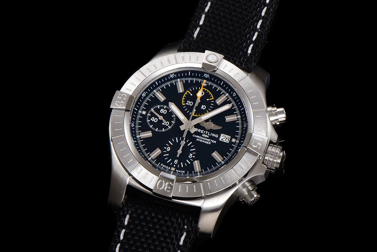 Avenger Bandit Black Dial in Steel