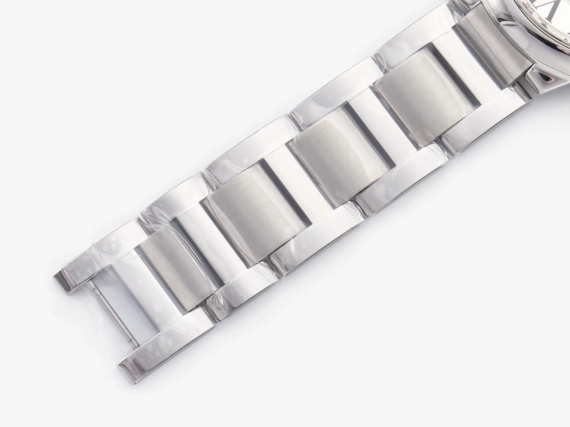 Ballon Bleu 42mm SS AF 1:1 Best Edition White Texture Dial on SS Bracelet A2824 V5