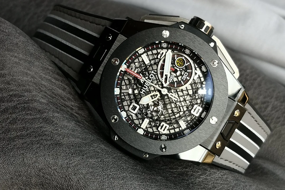 Big Bang F1 Black Dial Chronograph in Ceramic