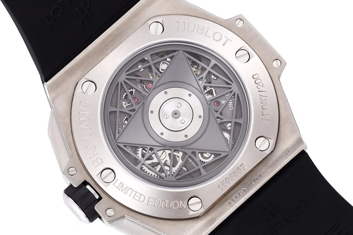 Big Bang Sang Bleu II Black Dial in Titanium