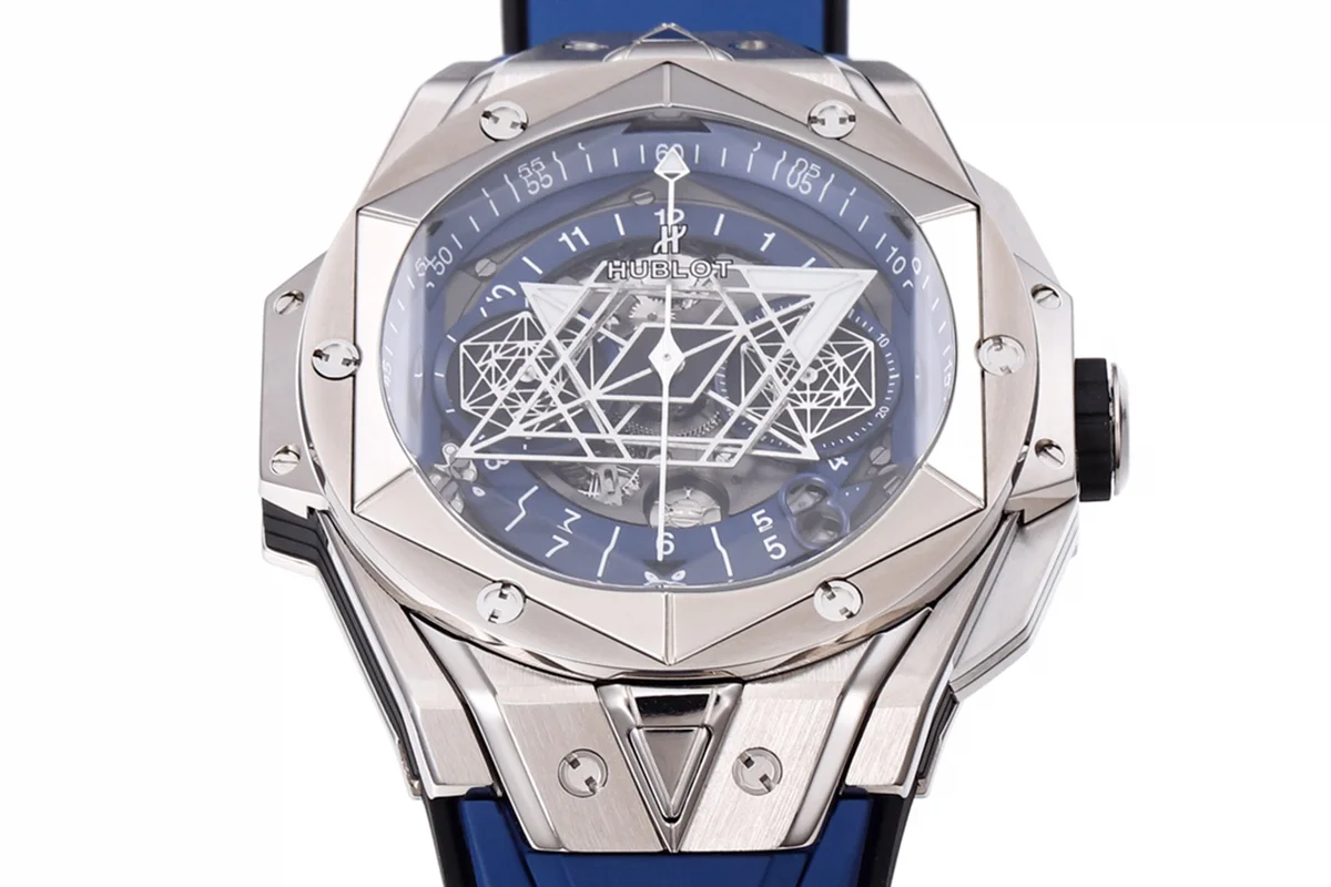 Big Bang Sang Bleu II Blue Dial in Titanium