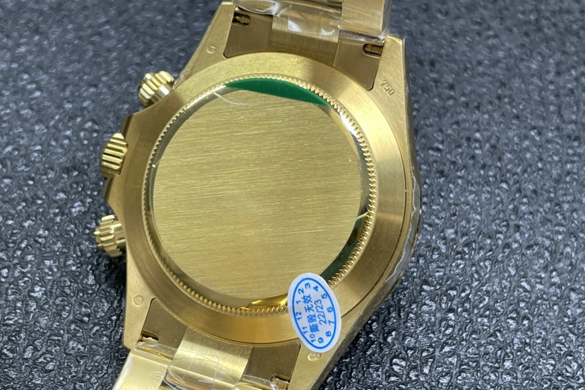 Blaken Daytona “Cards” White/Green Dial in Yellow Gold