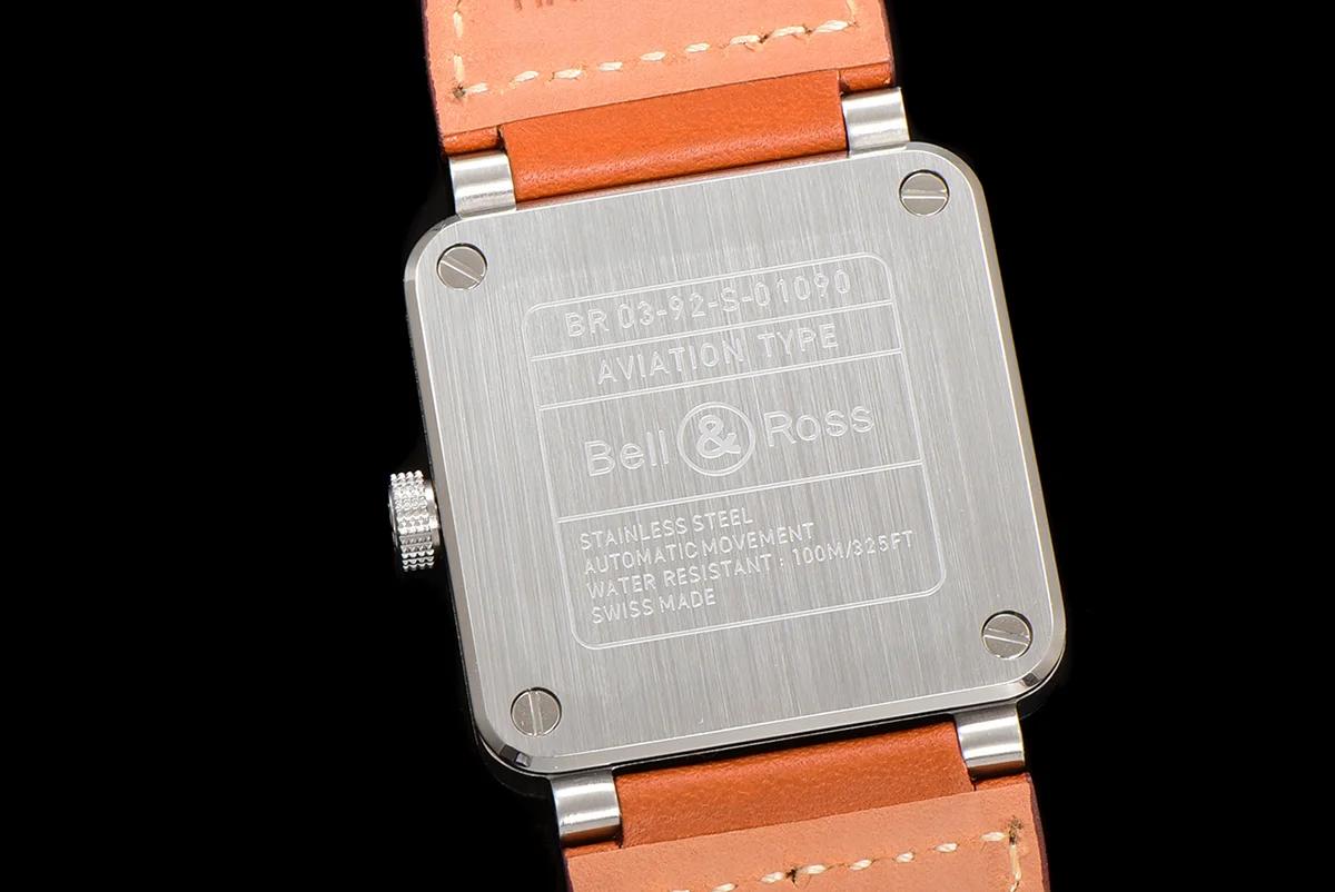 BR 03-92 Black Sunburst Dial