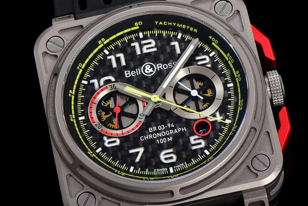 BR 03-94 Chrono Black Dial
