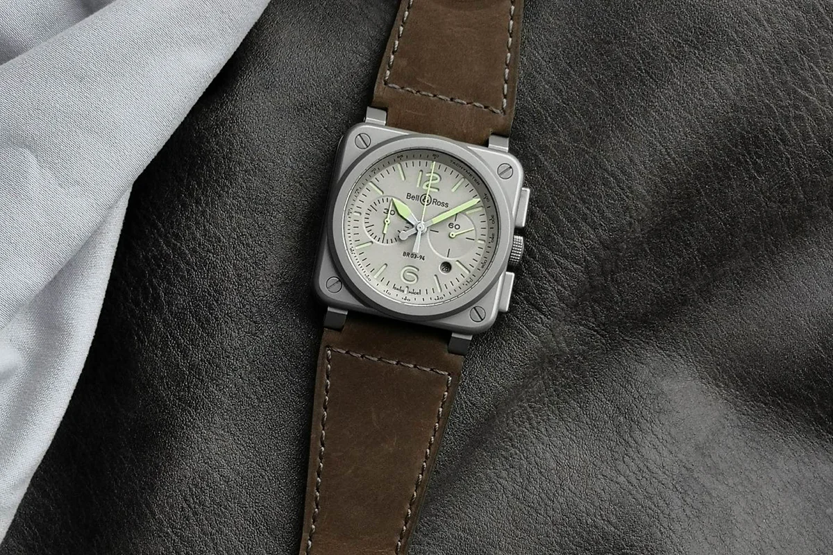 BR 03-94 Chrono Grey Dial in Titanium